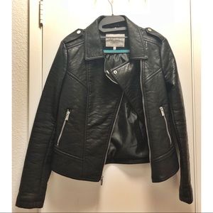 Black motorcycle jacket